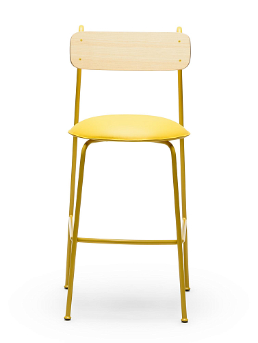 Lena SG-75 Yellow Ash Wood Bar Chair