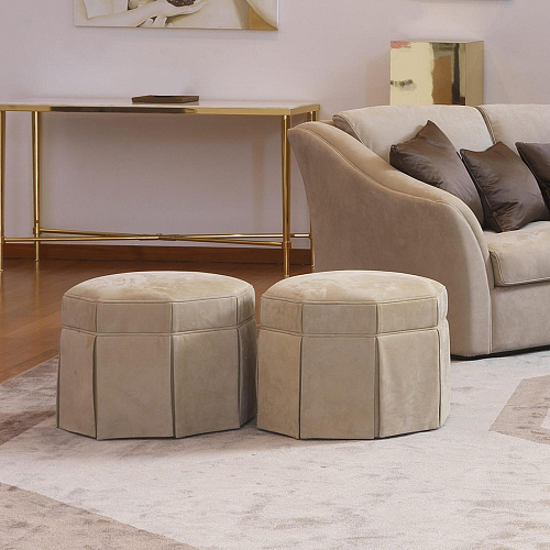 Picasso Beige Pouf