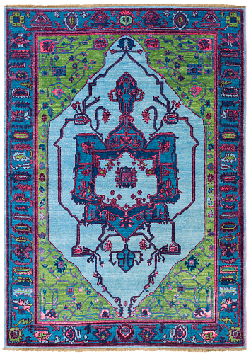 Azer Wool / Silk Designer Rug