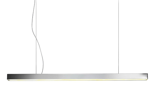 Polished Nickel Linear LED Suspension Light
