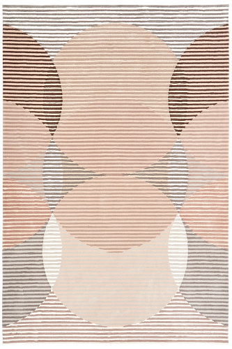 Sinking Rounds Nude Rug