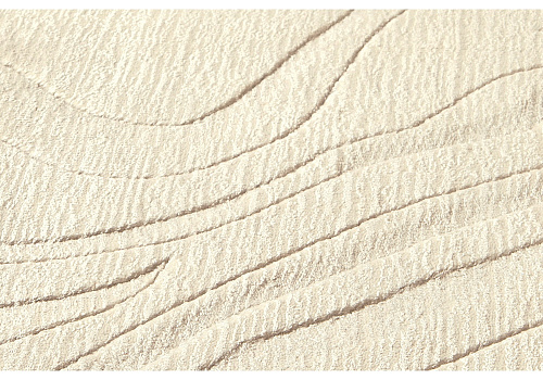 Sculptural Wool / Viscose Hand-Loomed Rug