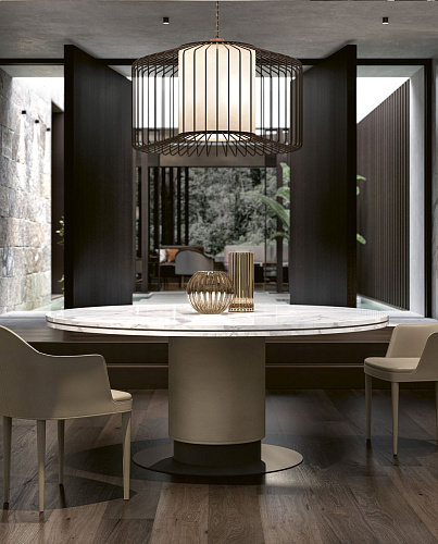 Round Marble Dining Table