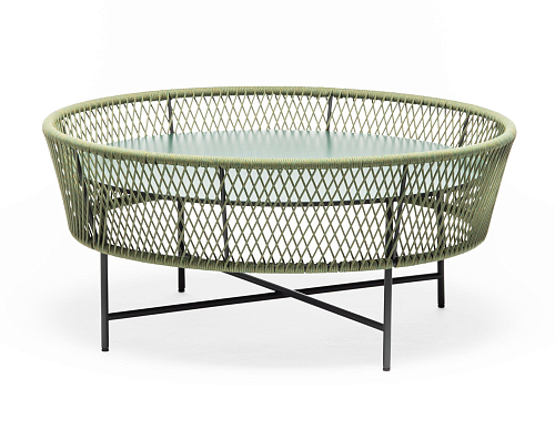 Tamburo LG Round Green Outdoor Coffee Table