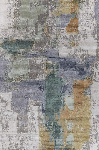 Handmade Luxury Abstract Multi Rug