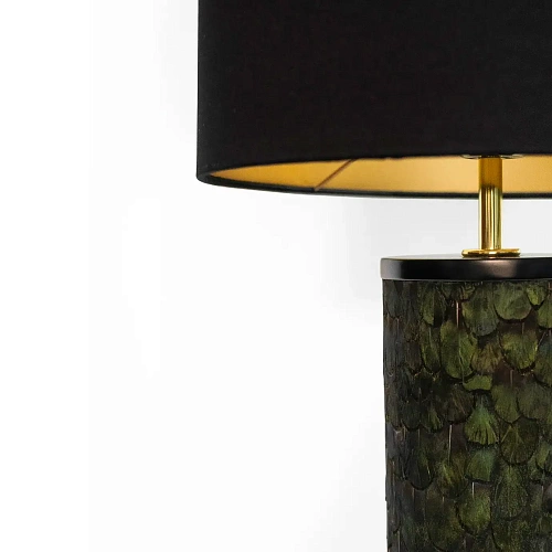 Tailor Peacock Feather Table Lamp