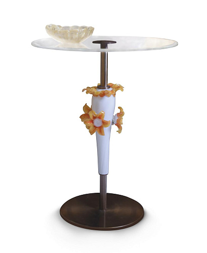 Side Table with Murano Glass Top