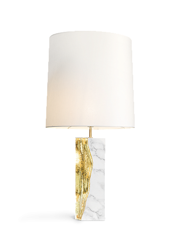 Glacier Carrara Table Lamp