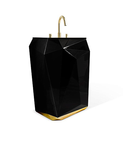 Gemstone Pedestal Sink