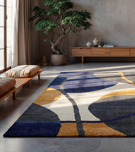 Celestial Discs Luxury Rug