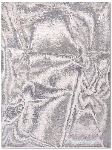 True Silver Exquisite Handmade Rug