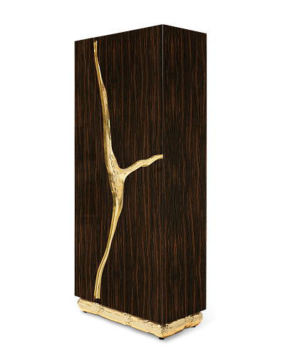 Fissure Ebony Cabinet