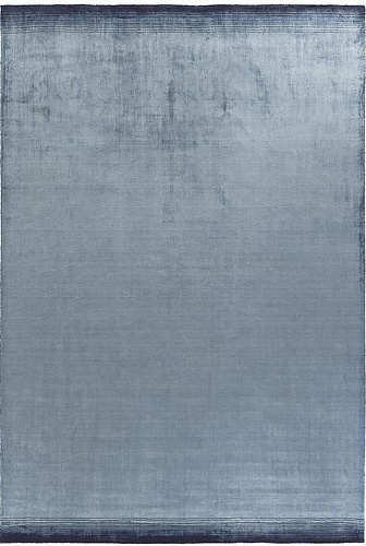 Hand Woven Viscose Blue Rug