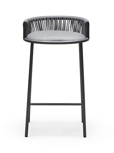 Millie SG-65 Gray Outdoor Bar Stool