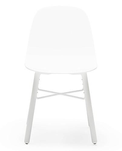 Babah W White Chair