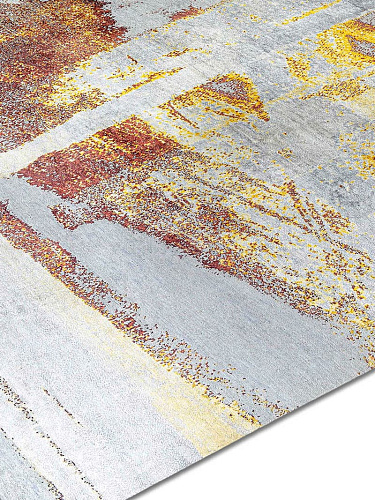 Pastel Rain Luxury Handmade Rug