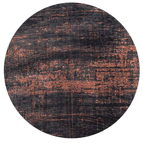 Soho Copper Round Rug
