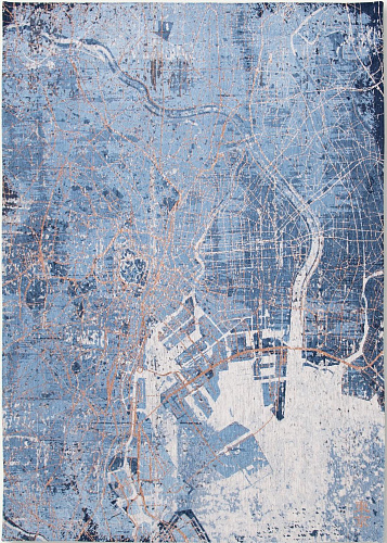 Conductive Blue Designer Rug