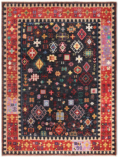 Flatweave Hand-Woven Rug