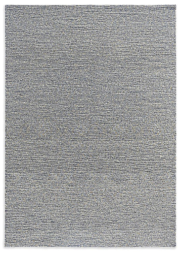 Luxurious Thick Pile Blue Wool Rug