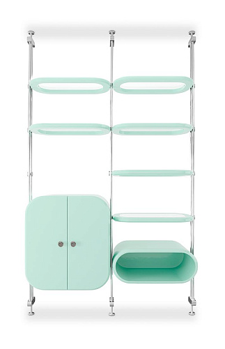 Verona Wood Green Bookcase