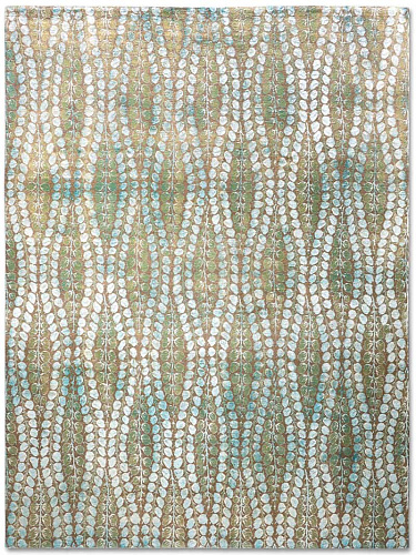 Electric Blue Luxury Handmade Rug