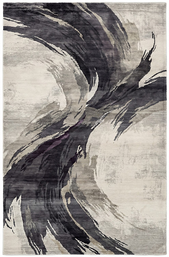 Ink Motion Handcrafted Rug