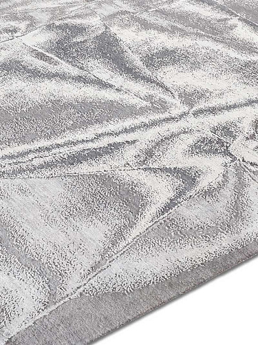 True Silver Exquisite Handmade Rug