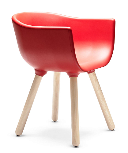 Tulip S Red Chair