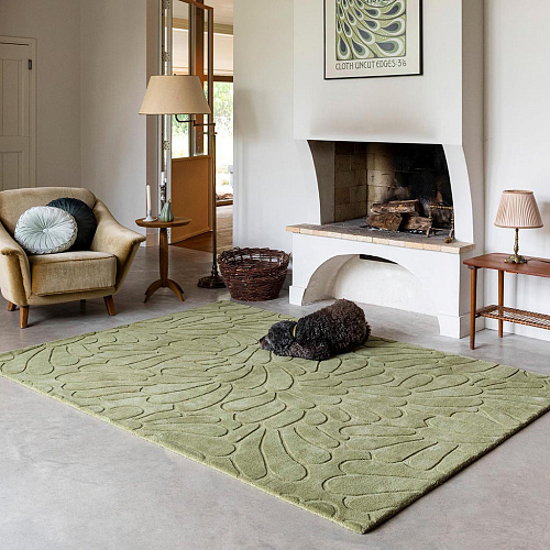 Hedgerow Green Petals Rug