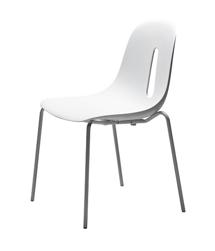 Gotham S White Chair (2-Piece Set)
