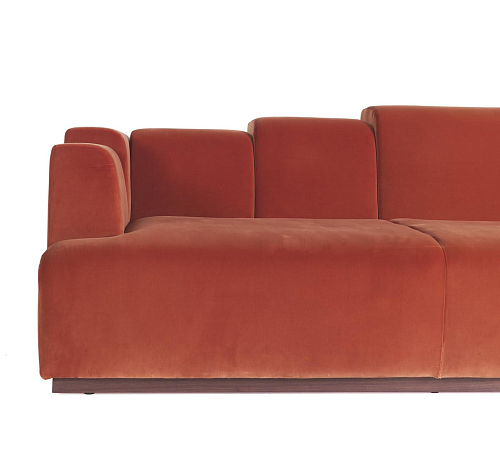 Nouvelle Vague Red Sofa