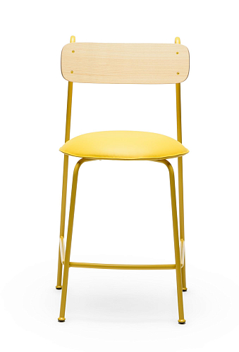 Lena SG-65 Yellow Ash Wood Bar Chair