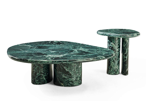 Cloud Green Marble Coffee Table