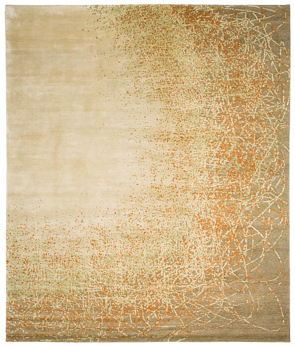Hand-knotted Art Beige Rug