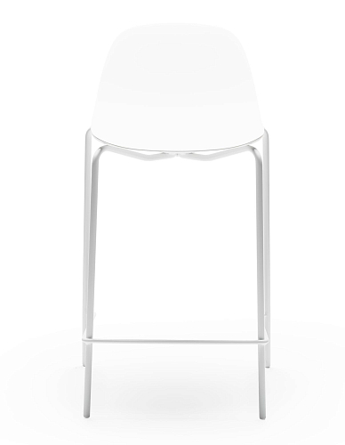 Babah SG-65 White Bar Stool