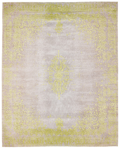 Yellow Wool / Silk Ferrara Rug