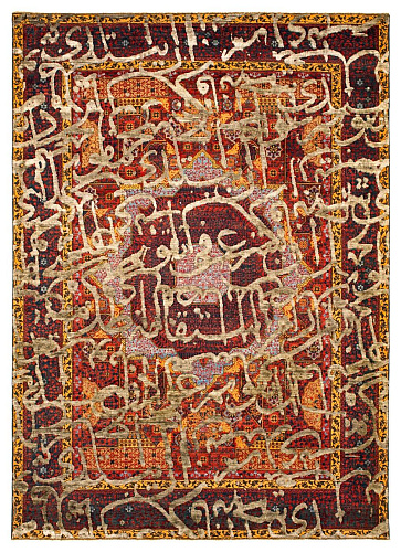 Faded effect Hand Knotted Vintage Rug