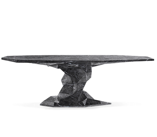 Bonsai Faux-Marble Luxe Dining Table