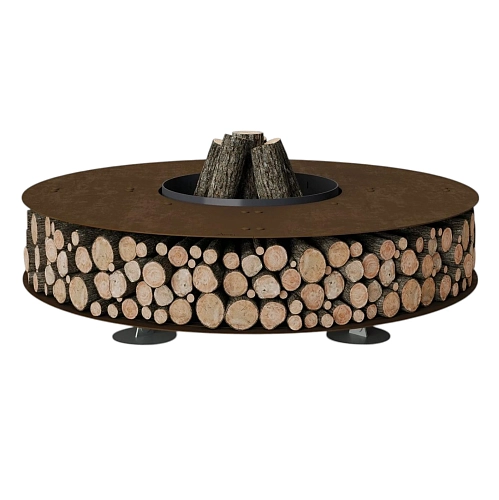 Zero Steel Corten Outdoor Fire Pit