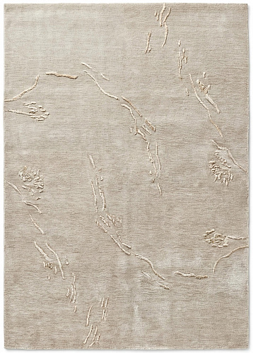 Silver Ombre Elegance Handcrafted Rug