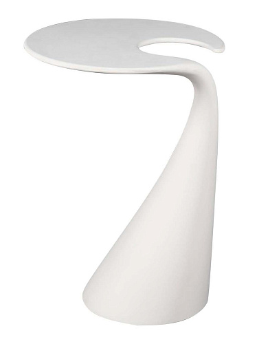 Milan White Side Table