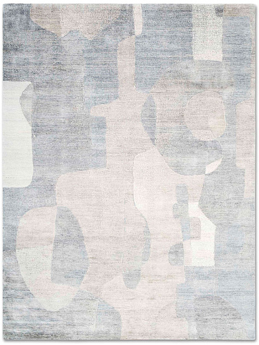 Snow Silver Hand Woven Rug