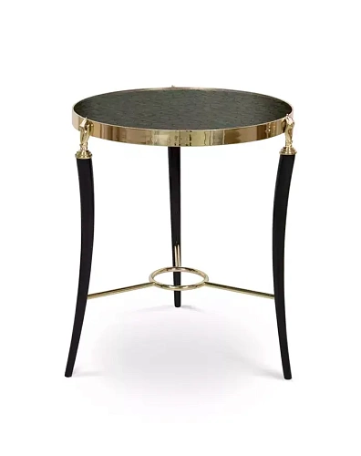 Gisette Peacock Feather Side Table