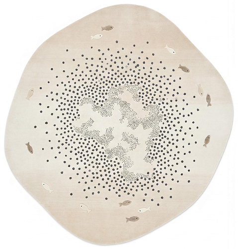 Ivory Halo Handcrafted Rug