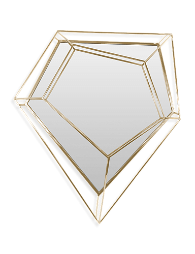 Lustre Small Wall Mirror