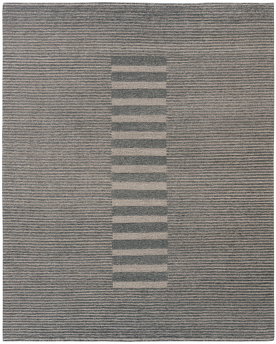 Wool Hand-Knotted Grey Rug