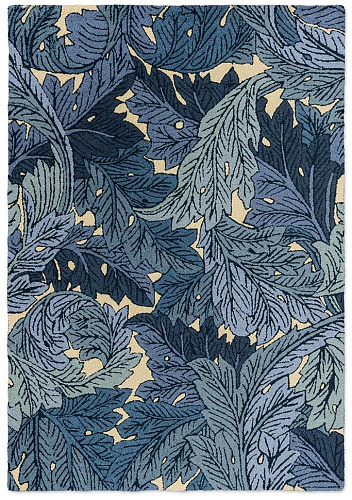 Indigo Thistle Outdoor Rug