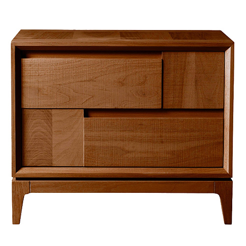 Trama e ordito Brown Nightstand