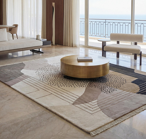 Abstract Figure Mono Artisan Rug